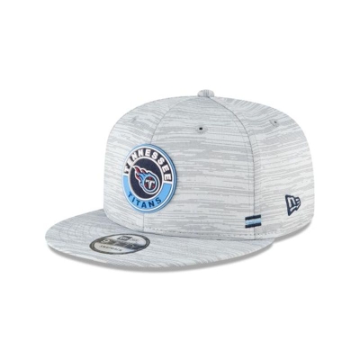 Tennessee Titans Gorra | New Era Official NFL Fall Sideline 9fifty Snapback Cap Mexico - Grises